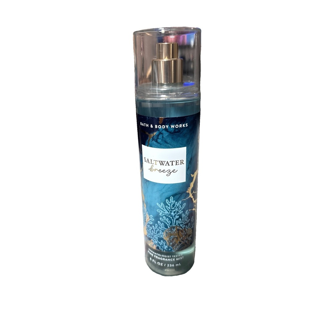 Bath & Body Works Saltwater Breeze Fragrance Body Mist Spray 8oz NEW